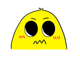 Cute chick sticker #677813