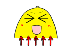 Cute chick sticker #677816