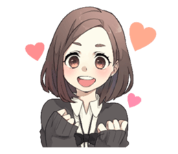 Me and hers sticker #677826