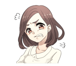 Me and hers sticker #677833