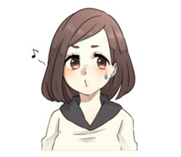 Me and hers sticker #677845