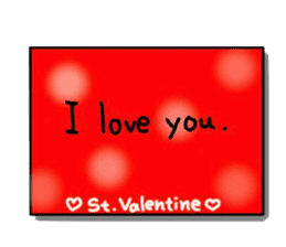 St. Valentine's day sticker #678155