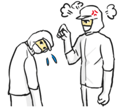 Factory workers(manufacture man & woman) sticker #678526