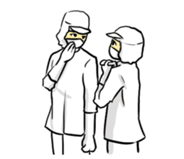 Factory workers(manufacture man & woman) sticker #678533