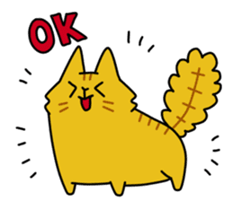 Red Tabby Cat sticker #678716