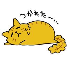 Red Tabby Cat sticker #678728