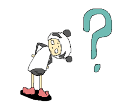 Picnic and graffiti panda sticker #678951