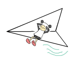 Picnic and graffiti panda sticker #678958