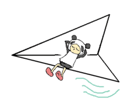 Picnic and graffiti panda sticker #678958