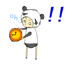 Picnic and graffiti panda sticker #678968