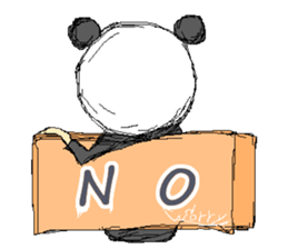 Picnic and graffiti panda sticker #678972