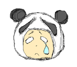 Picnic and graffiti panda sticker #678976