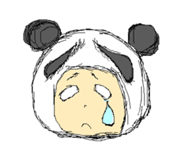 Picnic and graffiti panda sticker #678976