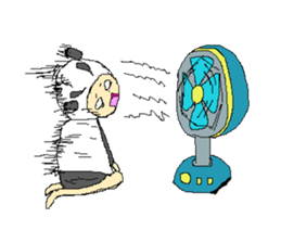 Picnic and graffiti panda sticker #678979