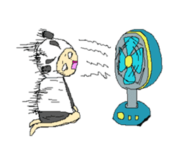 Picnic and graffiti panda sticker #678979