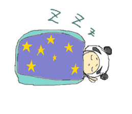 Picnic and graffiti panda sticker #678981