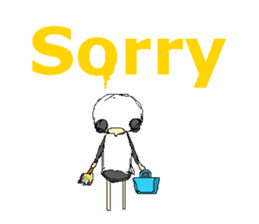 Picnic and graffiti panda sticker #678982