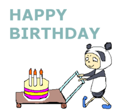 Picnic and graffiti panda sticker #678983