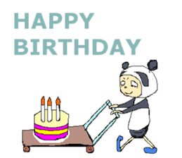 Picnic and graffiti panda sticker #678983