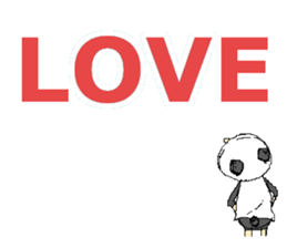 Picnic and graffiti panda sticker #678985