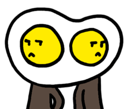 fried egg man sticker #679083
