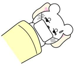 WHITE BEAR GIRL sticker #679937