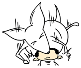 Kangaroo & Old guy sticker #680037