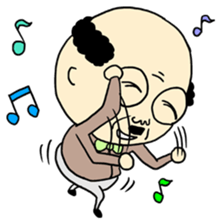 Kangaroo & Old guy sticker #680041