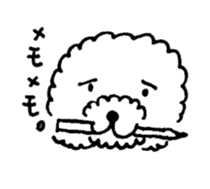 BUNAPI -Toy Poodle- sticker #680138