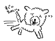 BUNAPI -Toy Poodle- sticker #680142