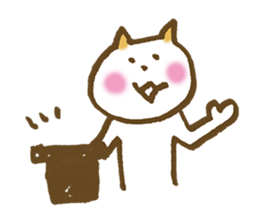 CAT STAMP 2 sticker #680278