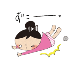 "hokkori" Hand drawing illustrations sticker #680539