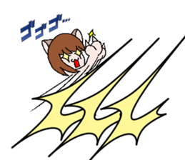 cat ear sticker #680641