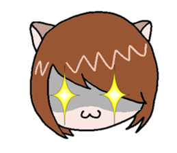 cat ear sticker #680648