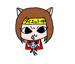 cat ear sticker #680659