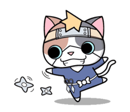 NINJA kitty & SAMURAI puppy sticker #680666