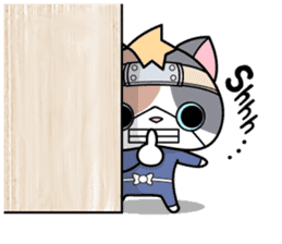 NINJA kitty & SAMURAI puppy sticker #680672