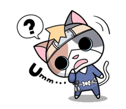 NINJA kitty & SAMURAI puppy sticker #680676