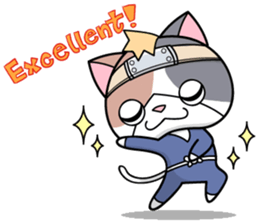 NINJA kitty & SAMURAI puppy sticker #680677