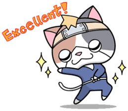 NINJA kitty & SAMURAI puppy sticker #680677