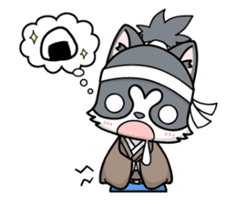 NINJA kitty & SAMURAI puppy sticker #680689