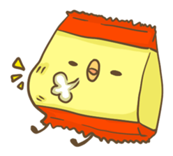 mochi bird sticker #681111