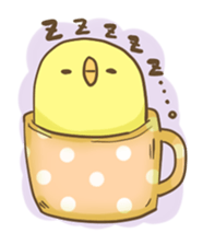 mochi bird sticker #681127