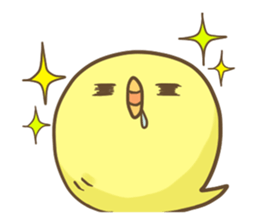 mochi bird sticker #681135