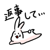 grafitti rabbit sticker sticker #681149