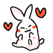 grafitti rabbit sticker sticker #681150