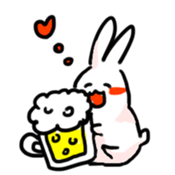 grafitti rabbit sticker sticker #681152