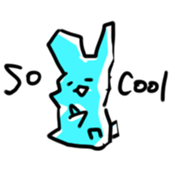 grafitti rabbit sticker sticker #681157