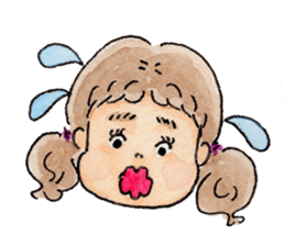 pretty funny little sisters sticker #681228