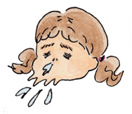 pretty funny little sisters sticker #681229